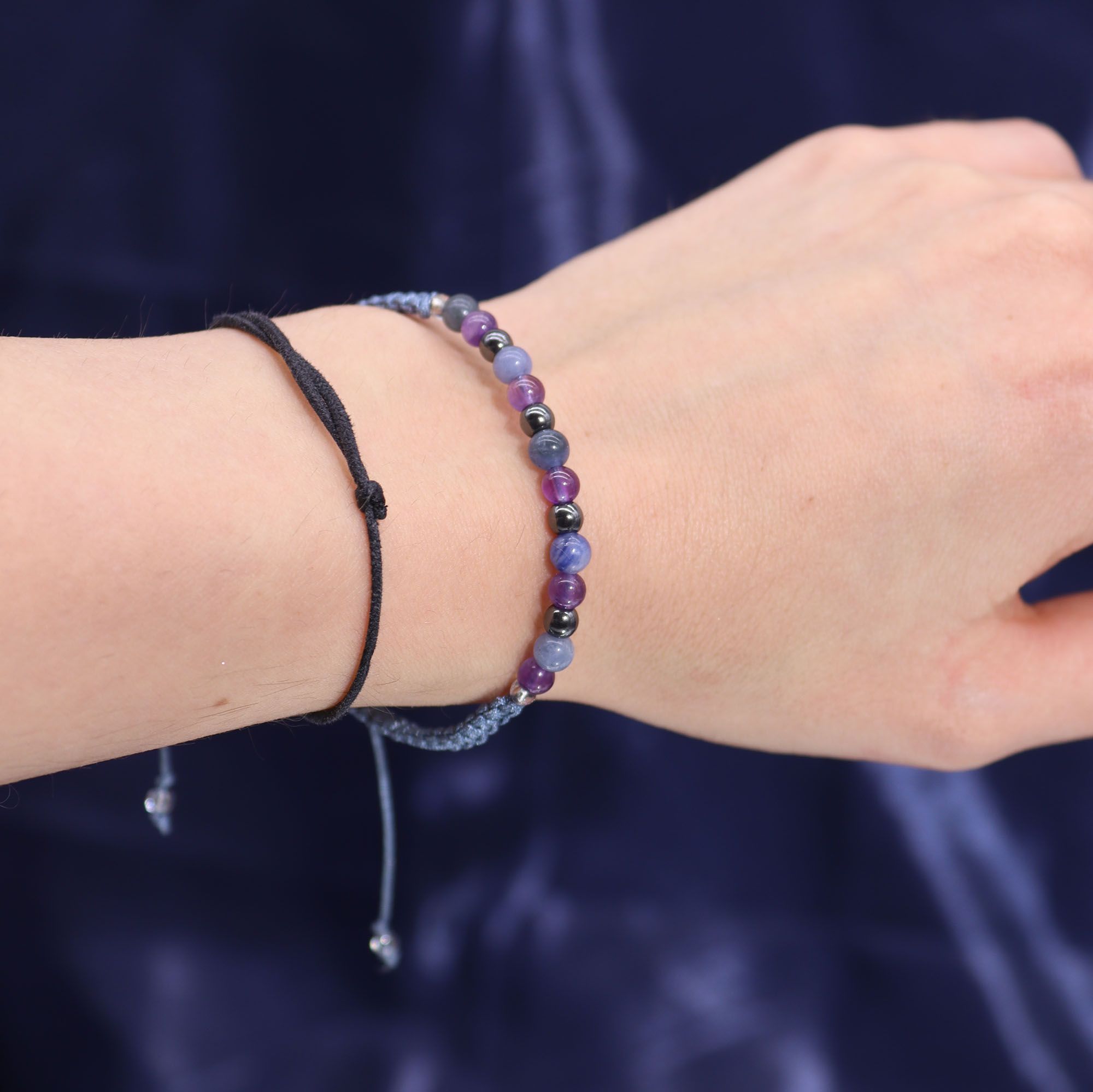 Vela de Cristal del Zodiaco con Pulsera de Piedras Preciosas - Sagitario - Imagen 3