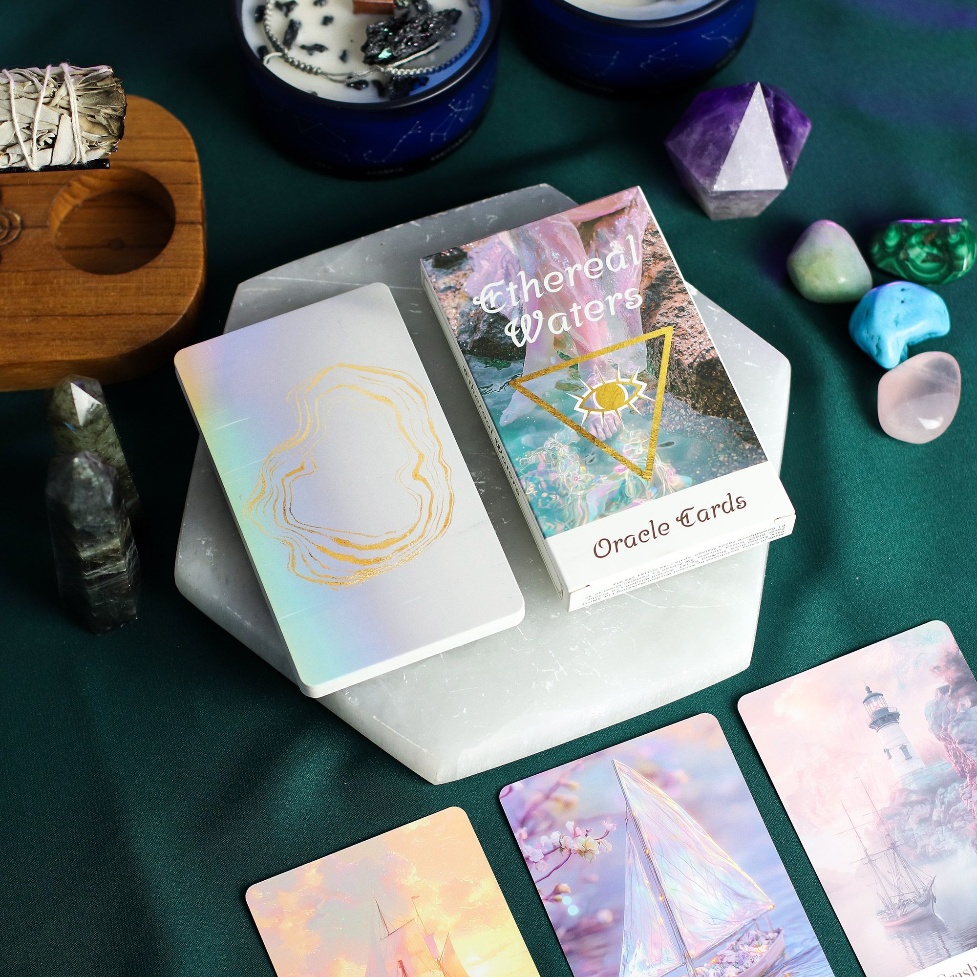 Cartas de Oráculo de Aguas Etéreas - Sirenas y Luz de la Luna - Imagen 10