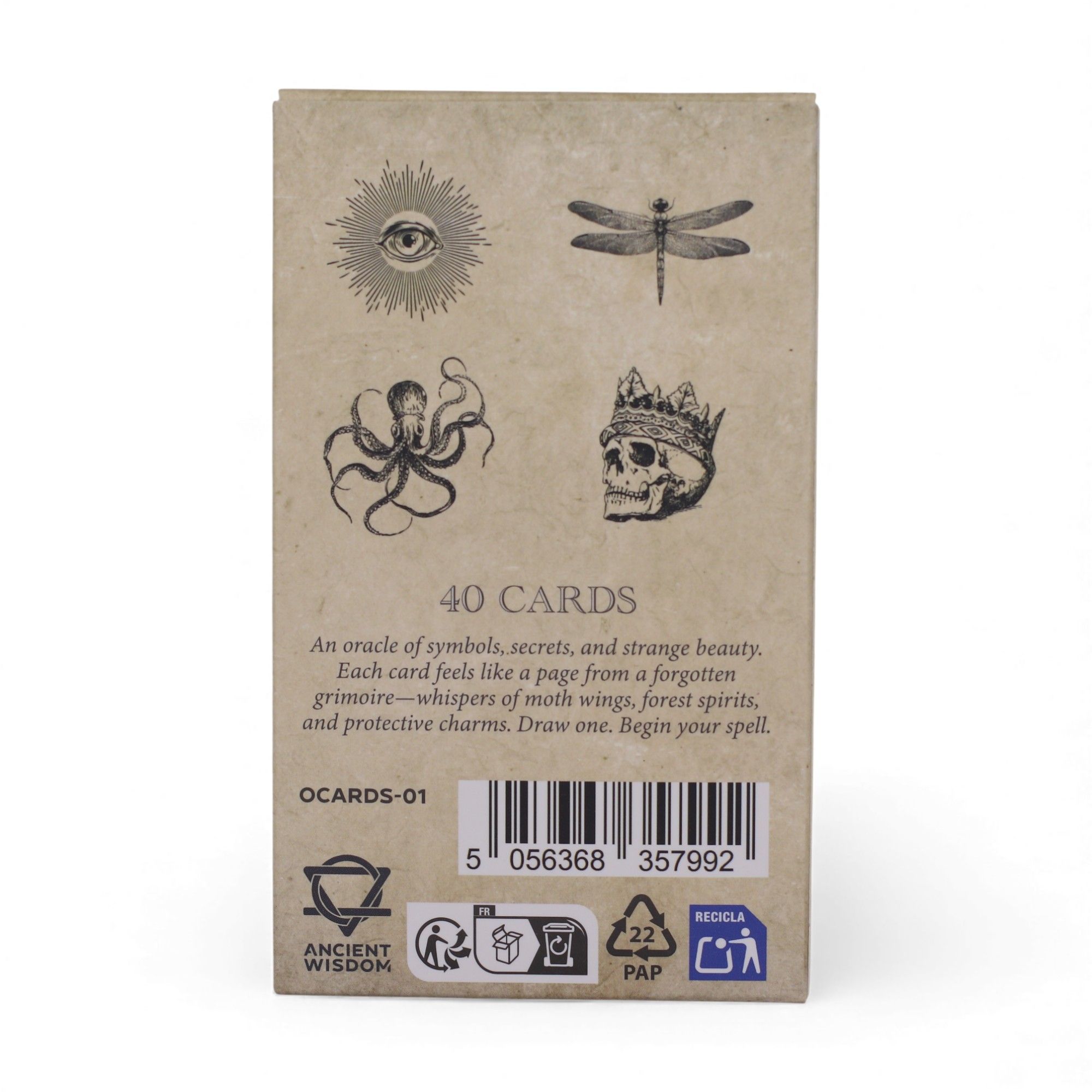 Las cartas oráculo del libro de hechizos - mazo de brujería - Imagen 2