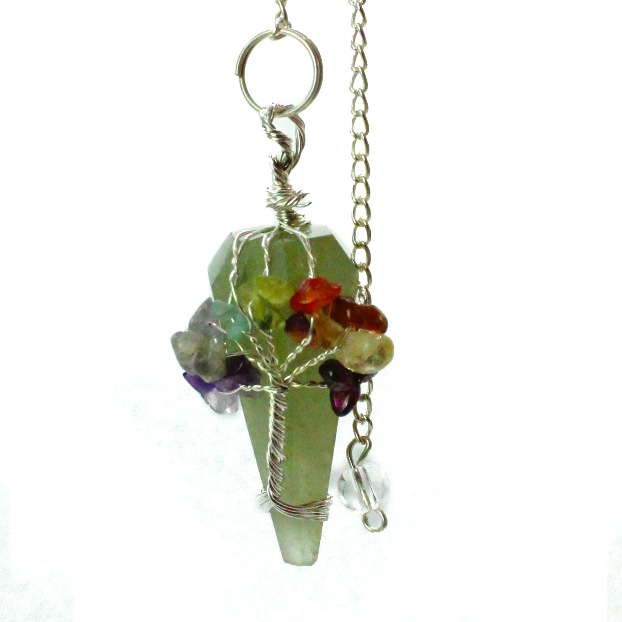 Péndulo Mágico - Siete Chakras - Aventurina - Imagen 4