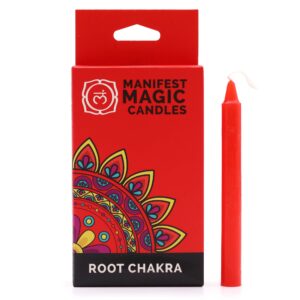Pack de Velas Mágicas Rojas para Chakras