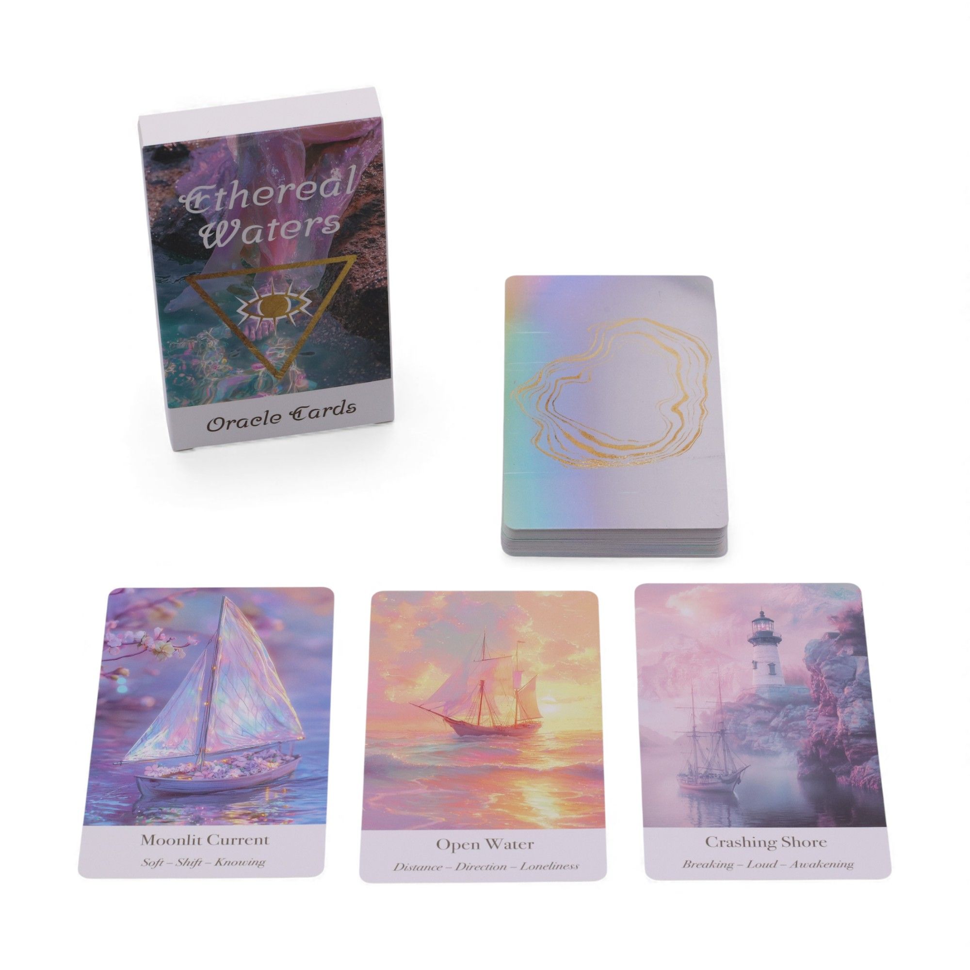Cartas de Oráculo de Aguas Etéreas - Sirenas y Luz de la Luna - Imagen 3