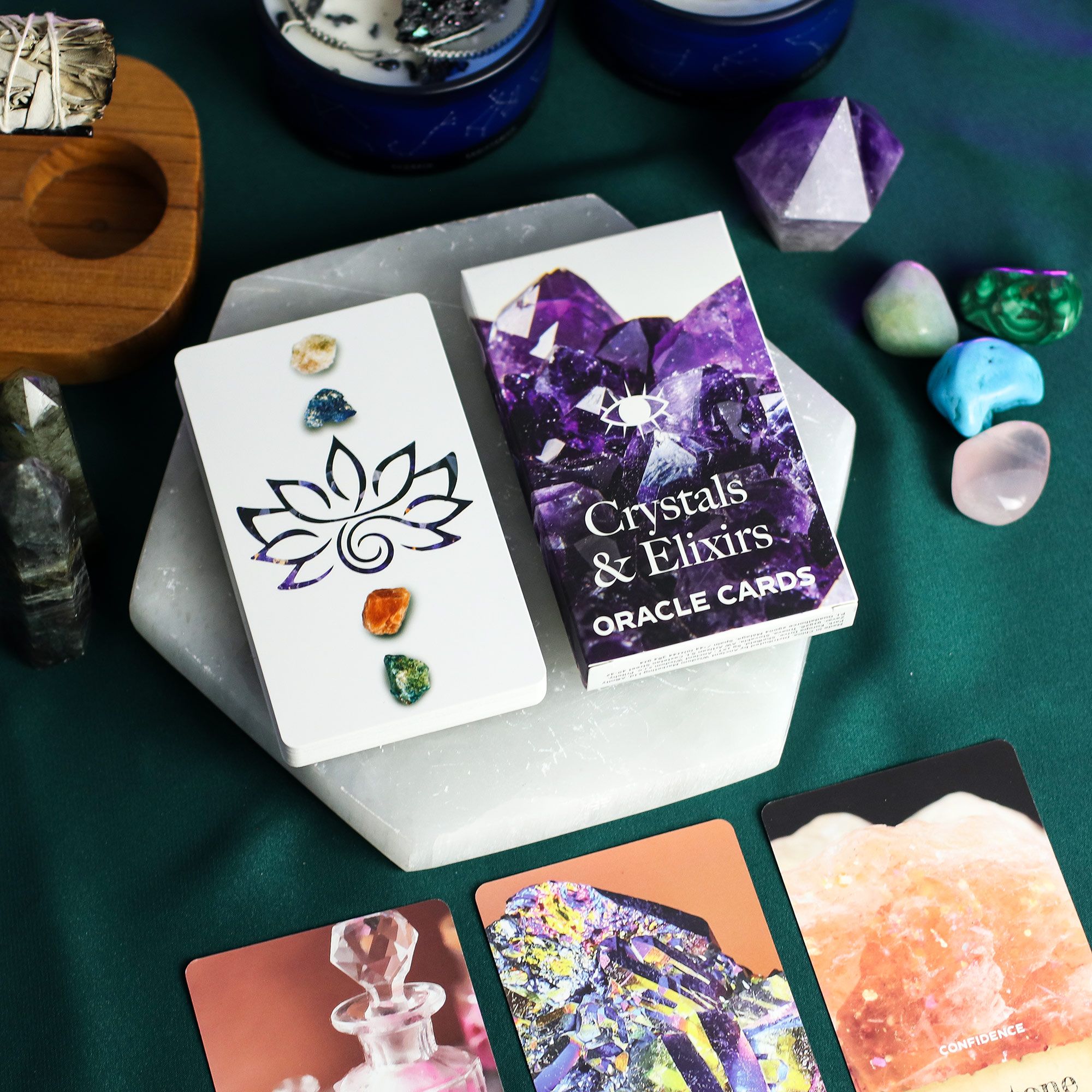 Cartas del Oráculo de Cristales y Elixires – Baraja de Energía Curativa - Imagen 9
