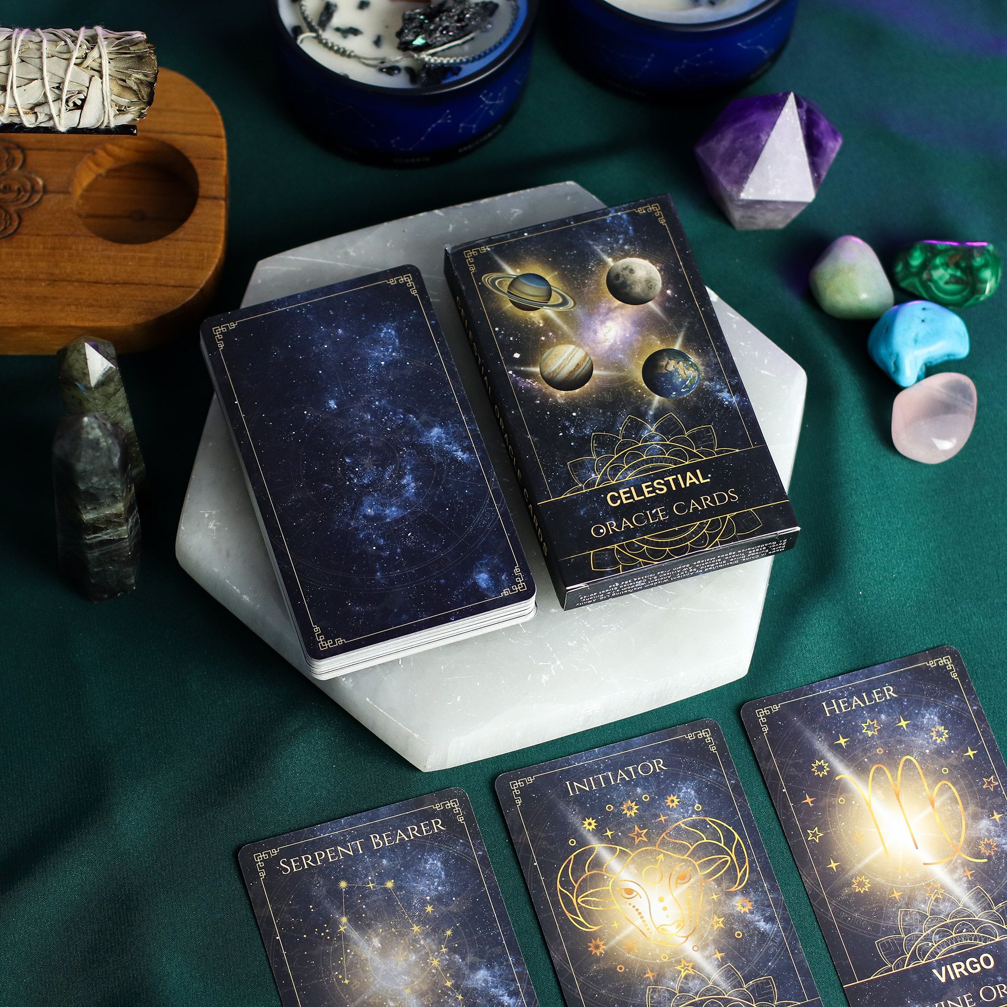 Cartas de Oráculo del Atlas de Energía Celestial - Baraja Espiritual - Imagen 10