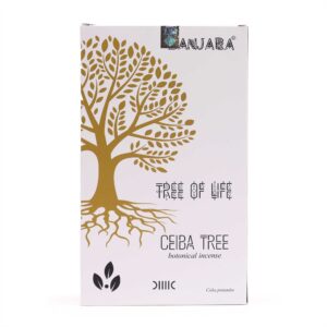 Empaque dorado de incienso Banjara Árbol de Ceiba