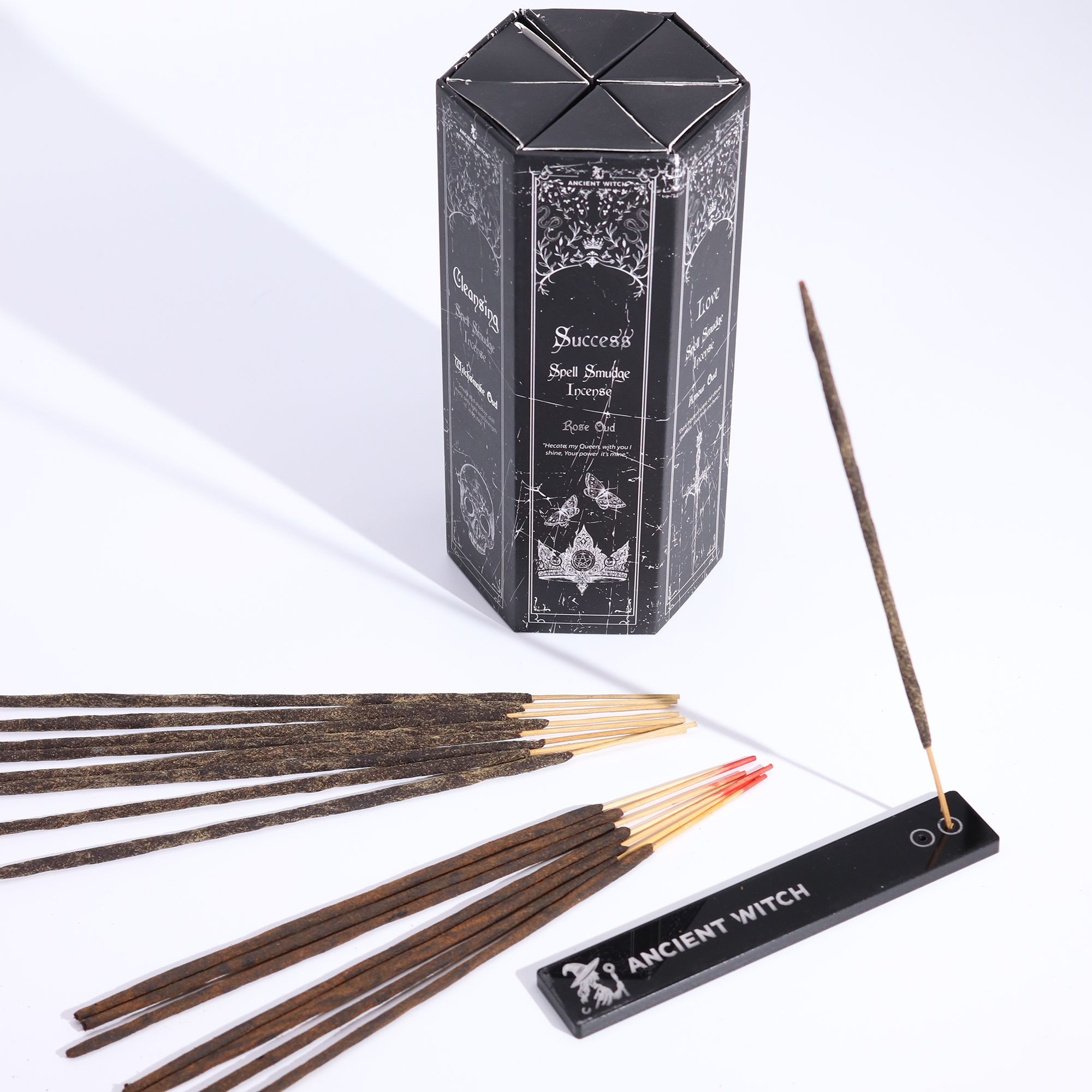 Incienso con forma piramidal - Set de 5 aromas y hechizos de brujas antiguas - Imagen 4