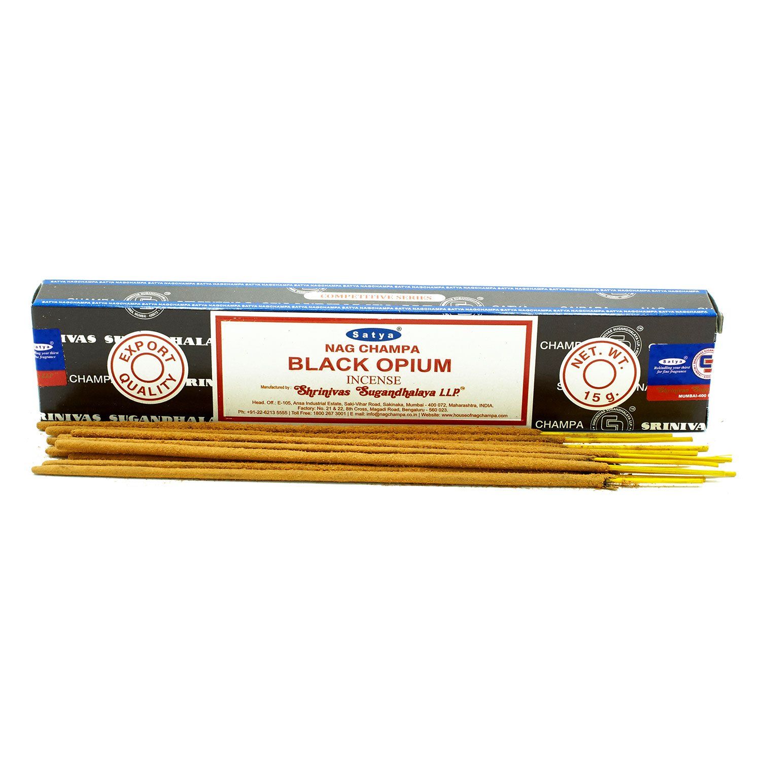 Varillas de Incienso Satya 15g - Black Opium - Imagen 3