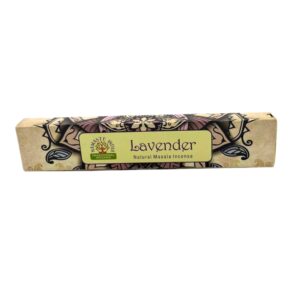 Caja de incienso de lavanda Masala con diseño mandala