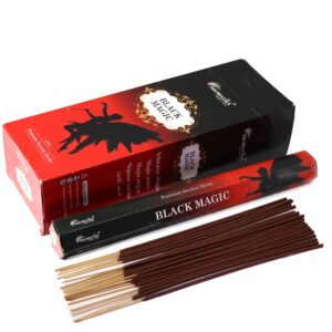 Incienso Aromatika Magia Negra con diseño elegante en caja