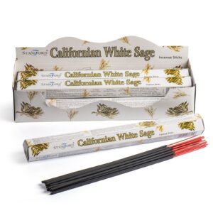 Incienso de Salvia Blanca de California, diseño elegante y natural.