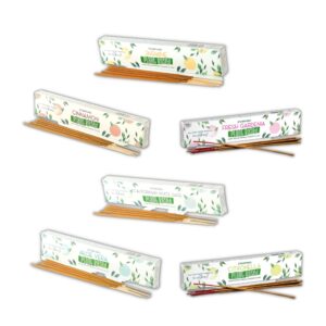 Cajas de Incienso Masala de plantas variadas: aloe vera, salvia, canela, citronela, gardenia, jazmín
