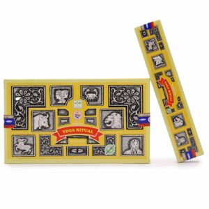 Caja de incienso Ritual de Yoga Super Hit con diseño elegante.