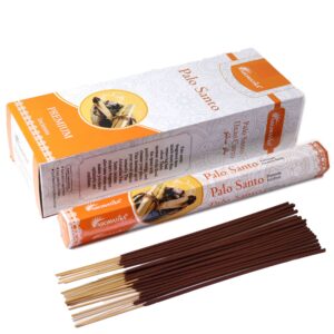Incienso Palo Santo sin carbón Aromatika en caja hexagonal