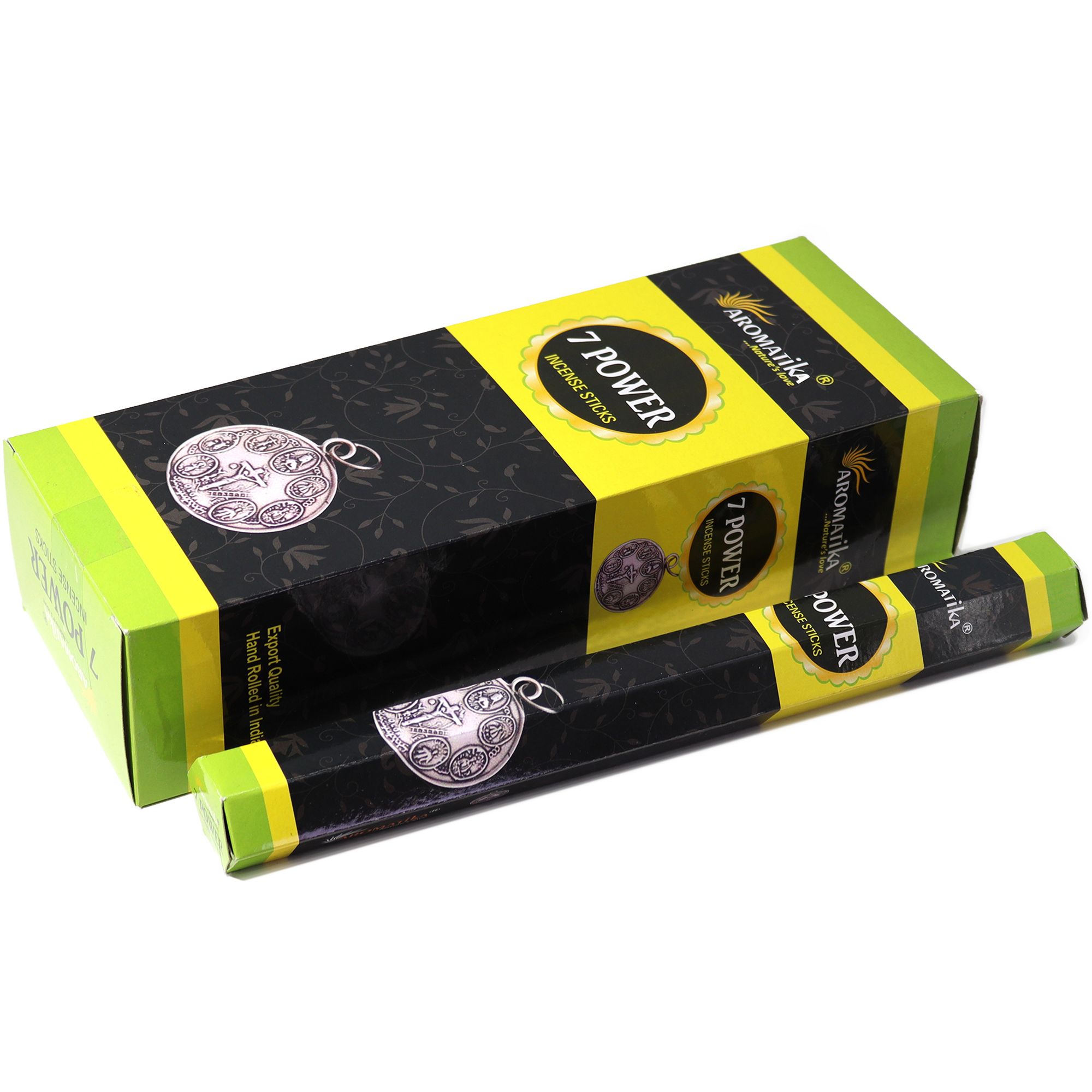 Incienso Hexagonal Aromatika 7 Poderes caja y varilla