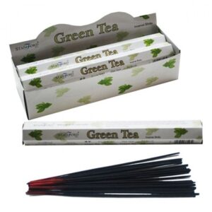 Incienso Stamford Premium sabor té verde en caja elegante