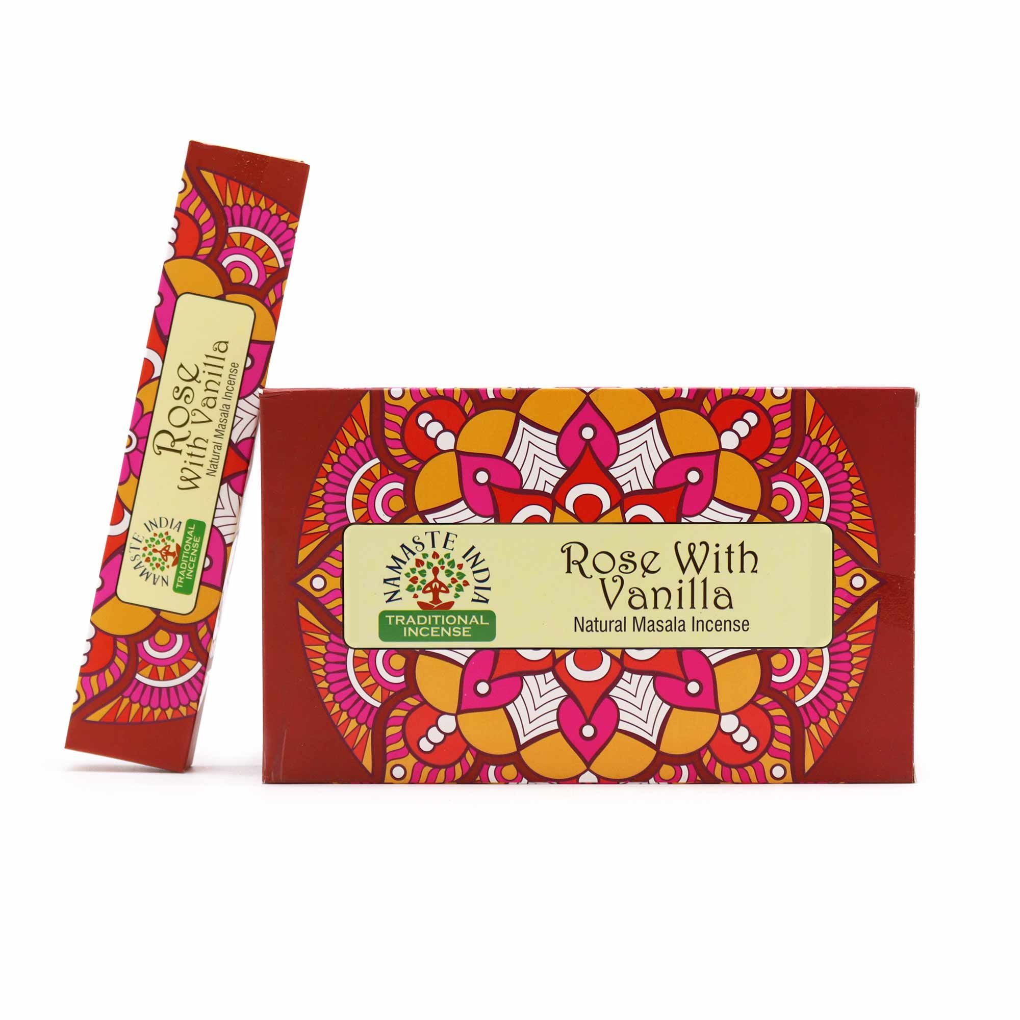 Incienso Namaste Mandala Masala - Rosa y Vainilla - Imagen 3