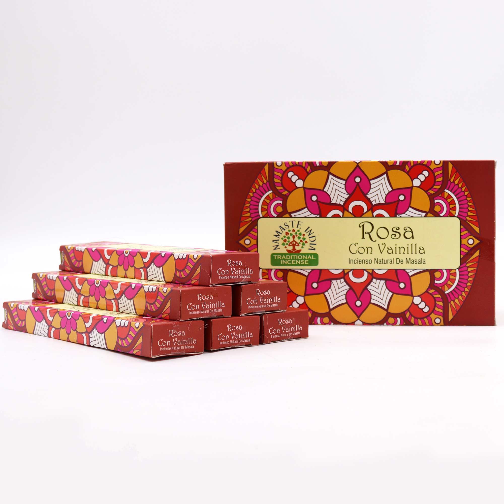 Incienso Namaste Mandala Masala - Rosa y Vainilla - Imagen 5