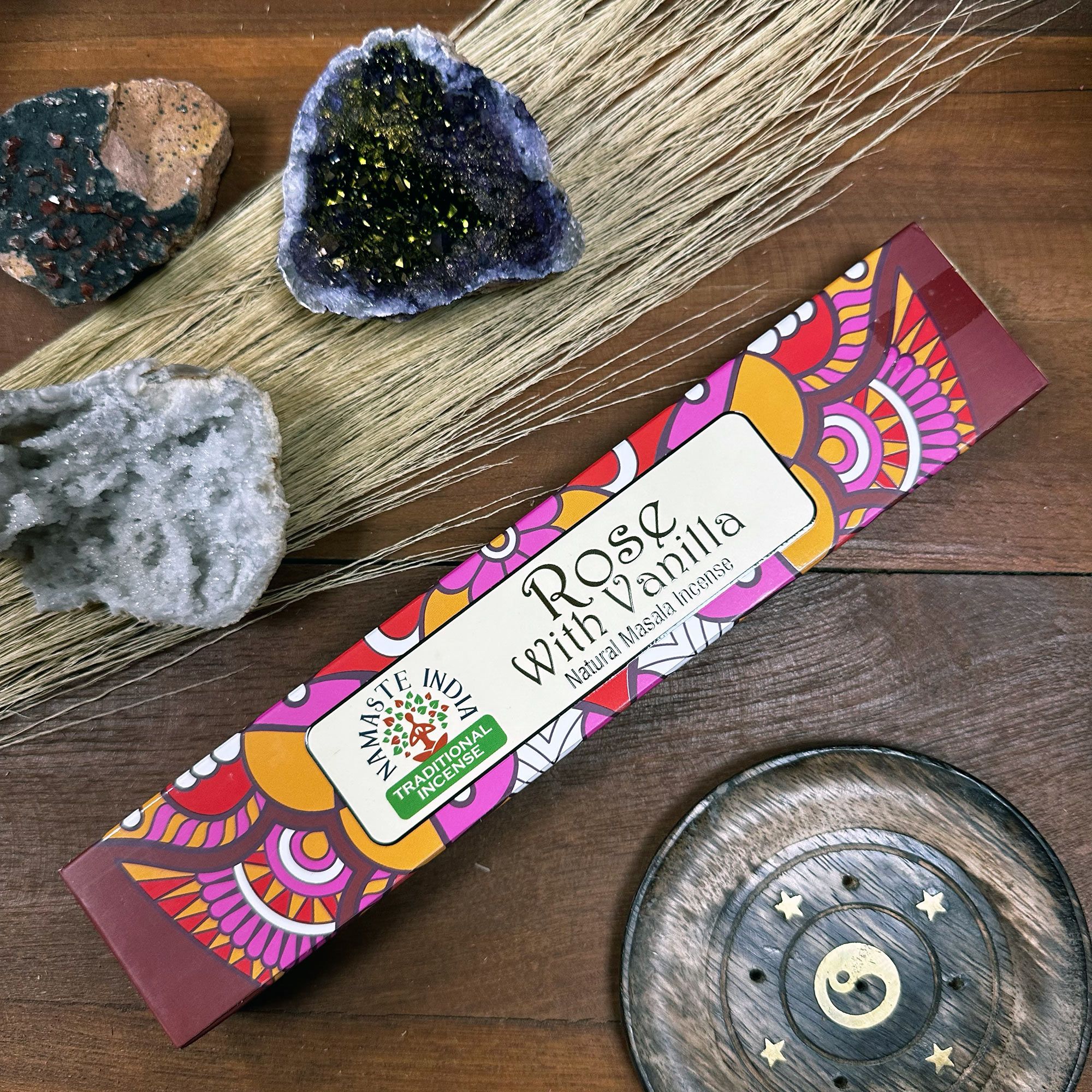 Incienso Namaste Mandala Masala - Rosa y Vainilla - Imagen 6