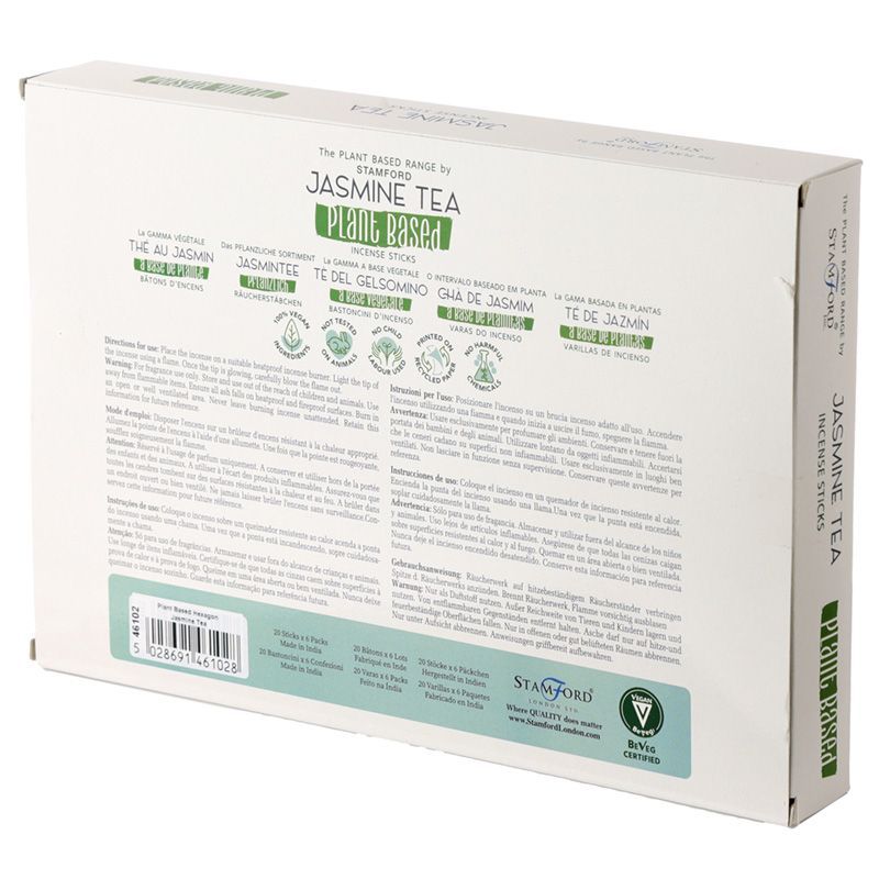 Varitas de Incienso a Base de Plantas - Té de Jazmín - Imagen 2