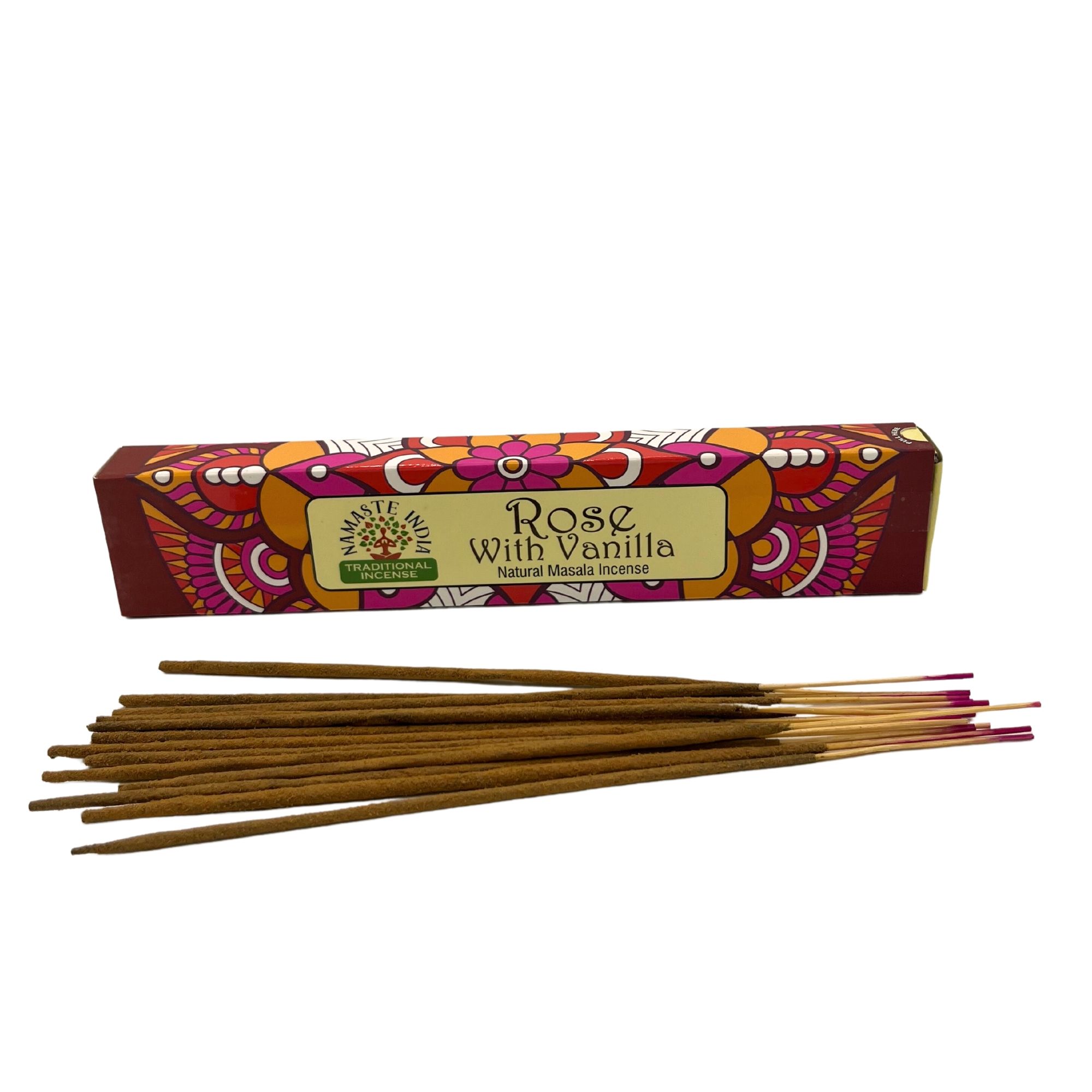 Incienso Namaste Mandala Masala - Rosa y Vainilla - Imagen 2
