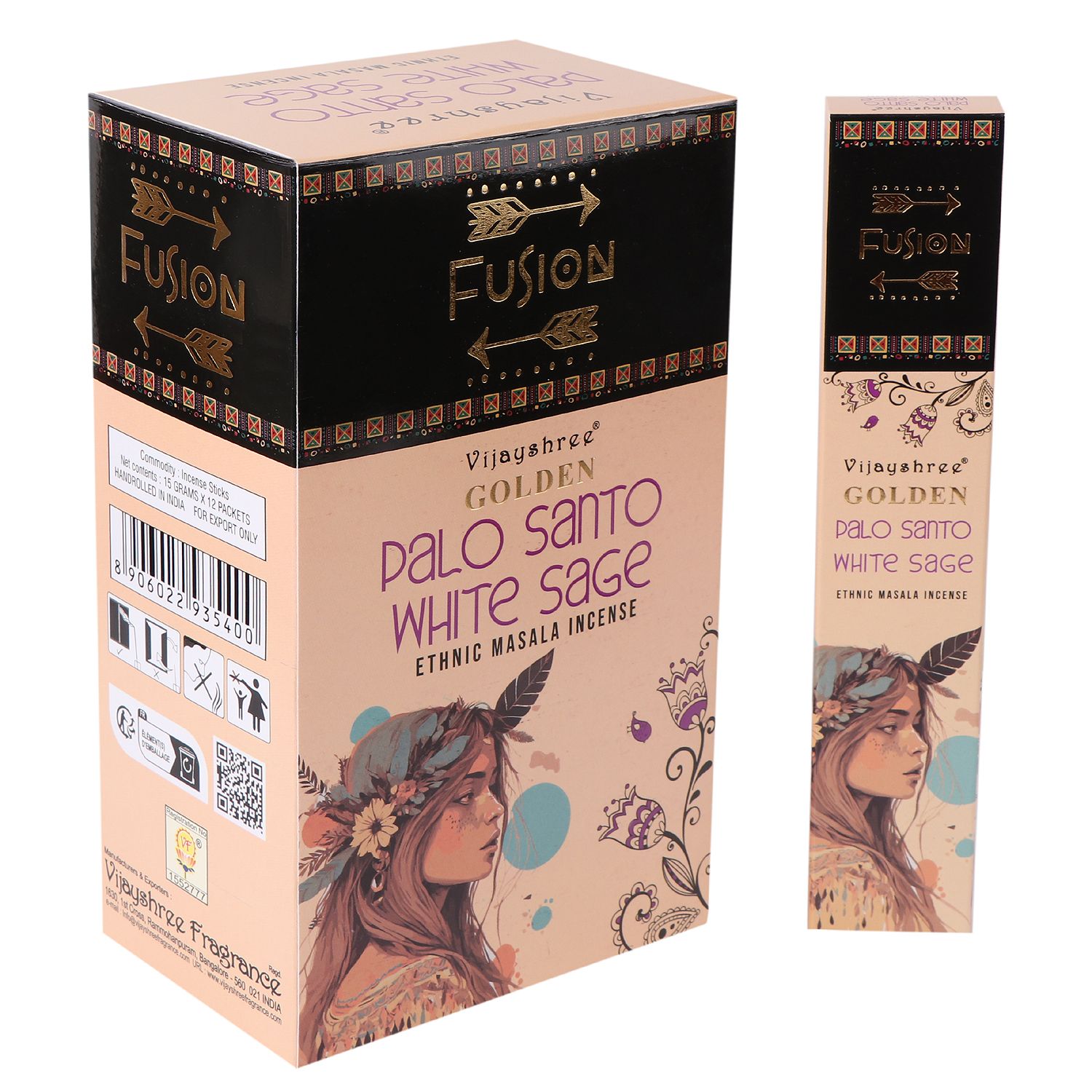 15g Palo Santo Dorado y Salvia Blanca - Imagen 4