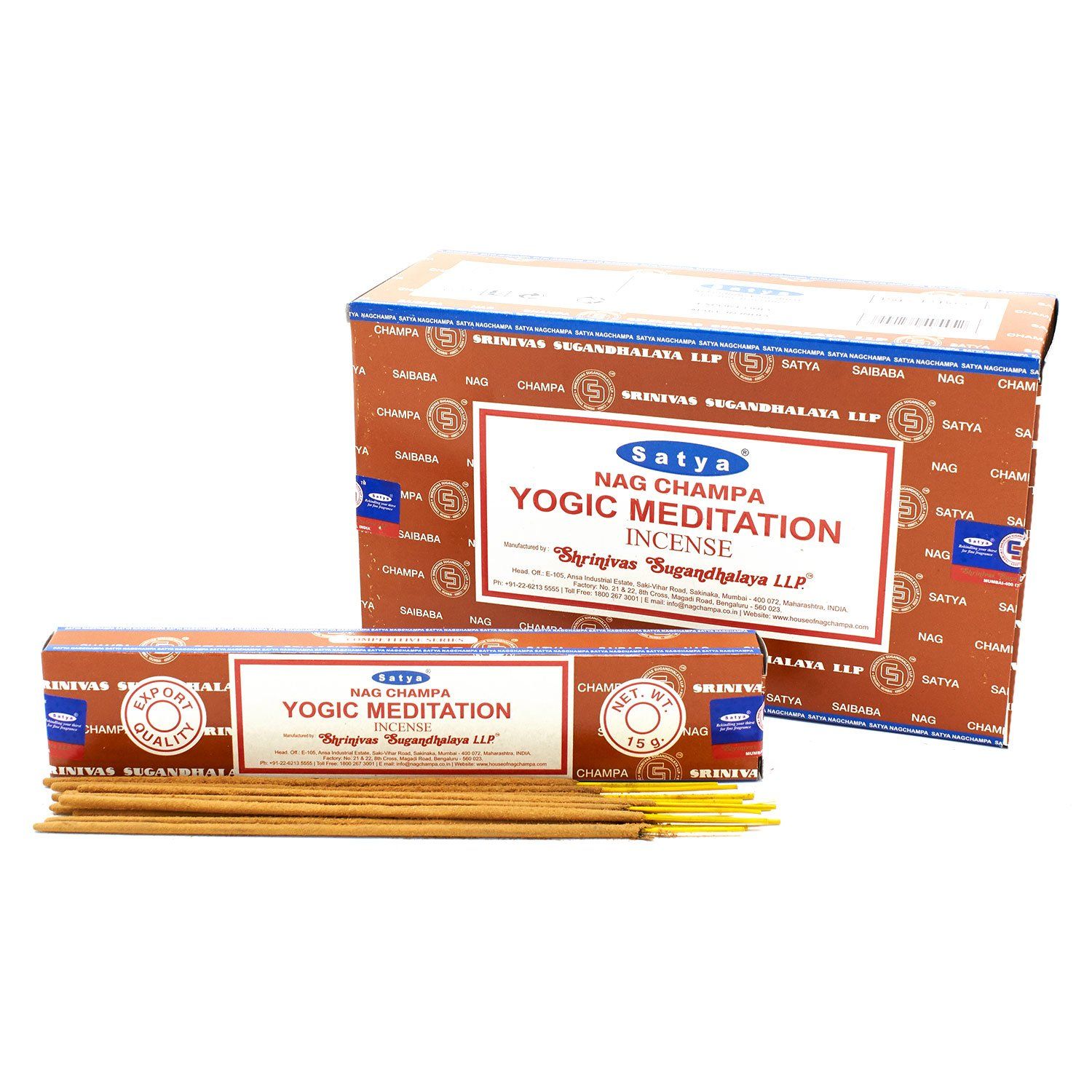 Varillas de Incienso Satya 15g - Yogic Meditation - Imagen 2