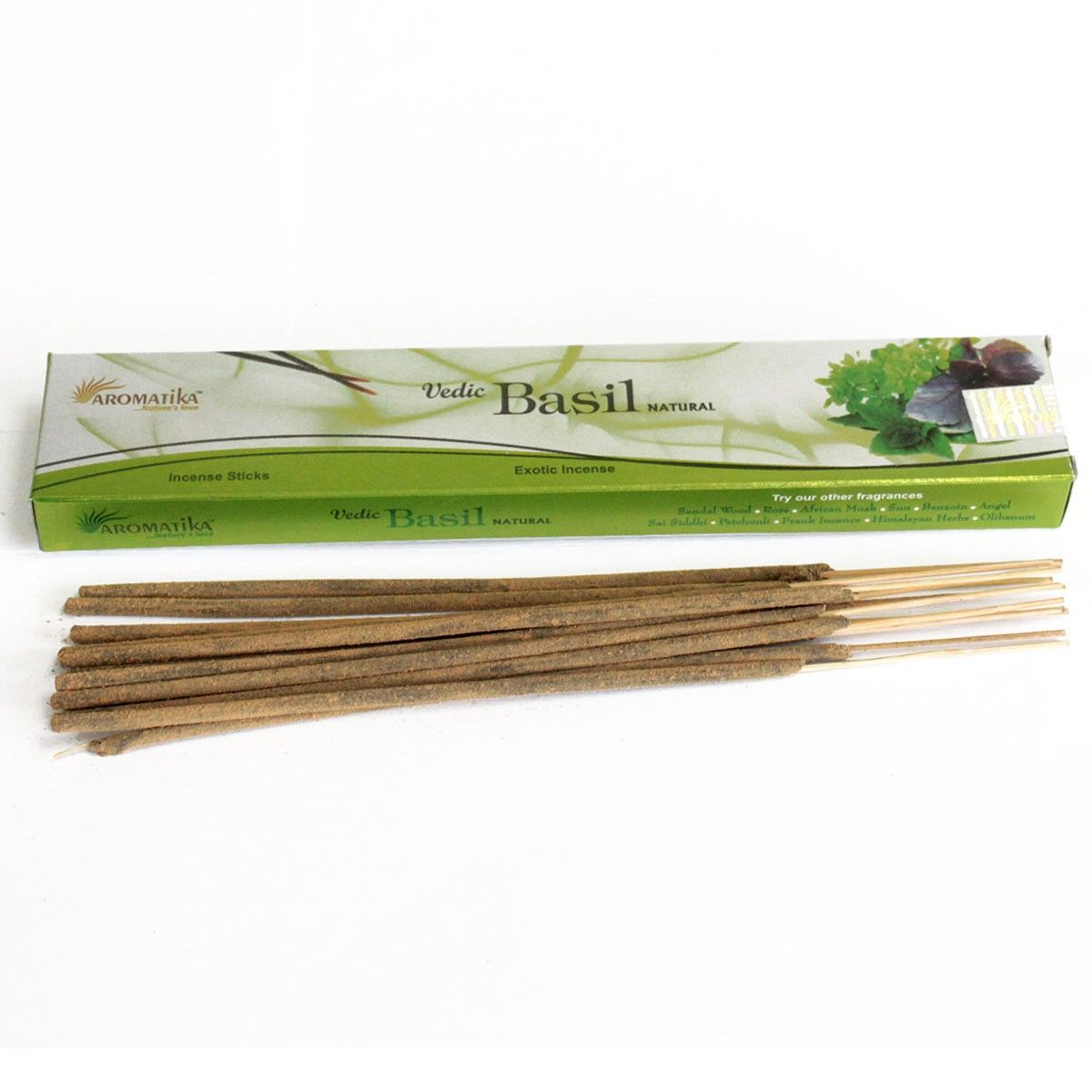 Védica - Palitos de incienso - Albahaca - Imagen 3