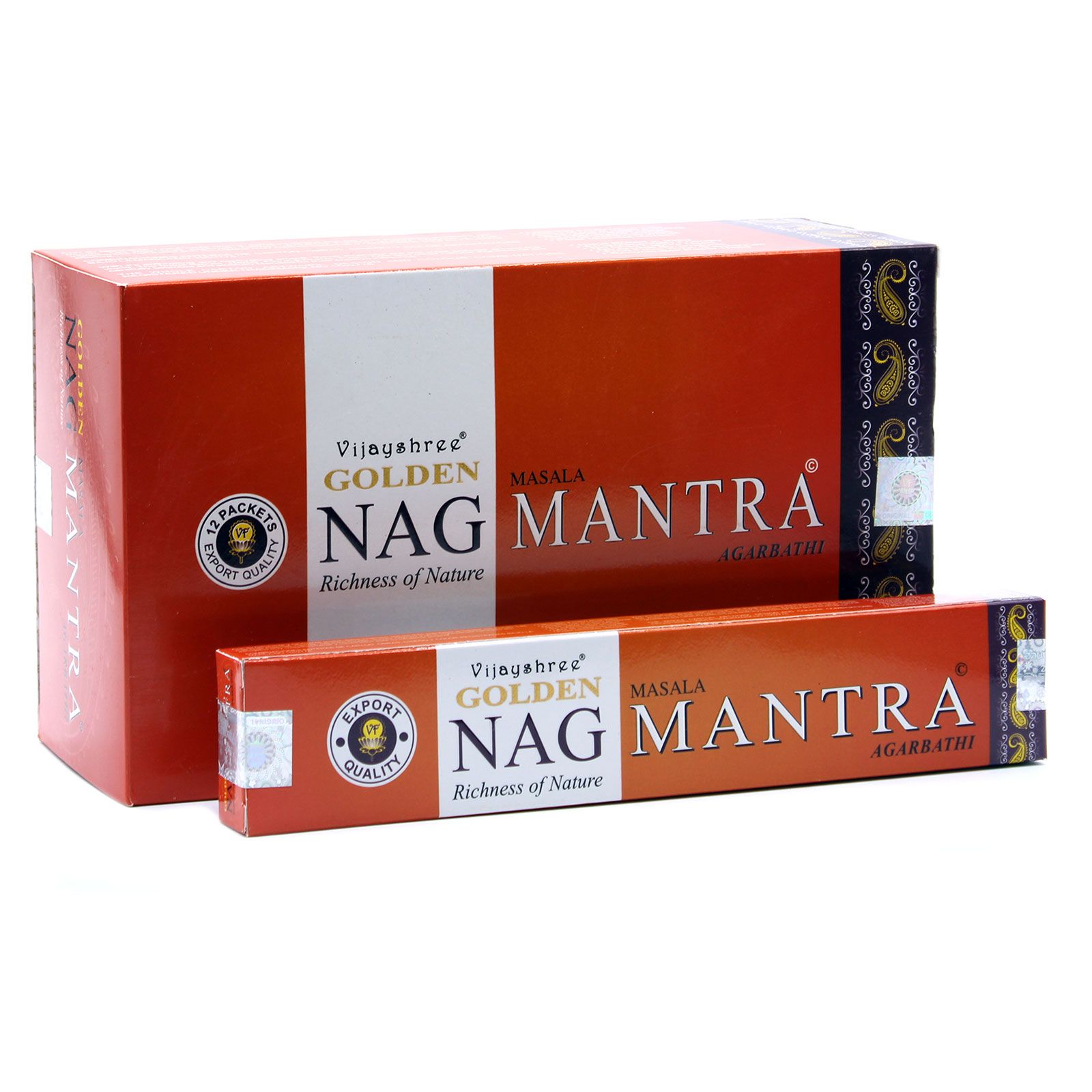 15g Incienso Dorado Nag - Mantra - Imagen 2