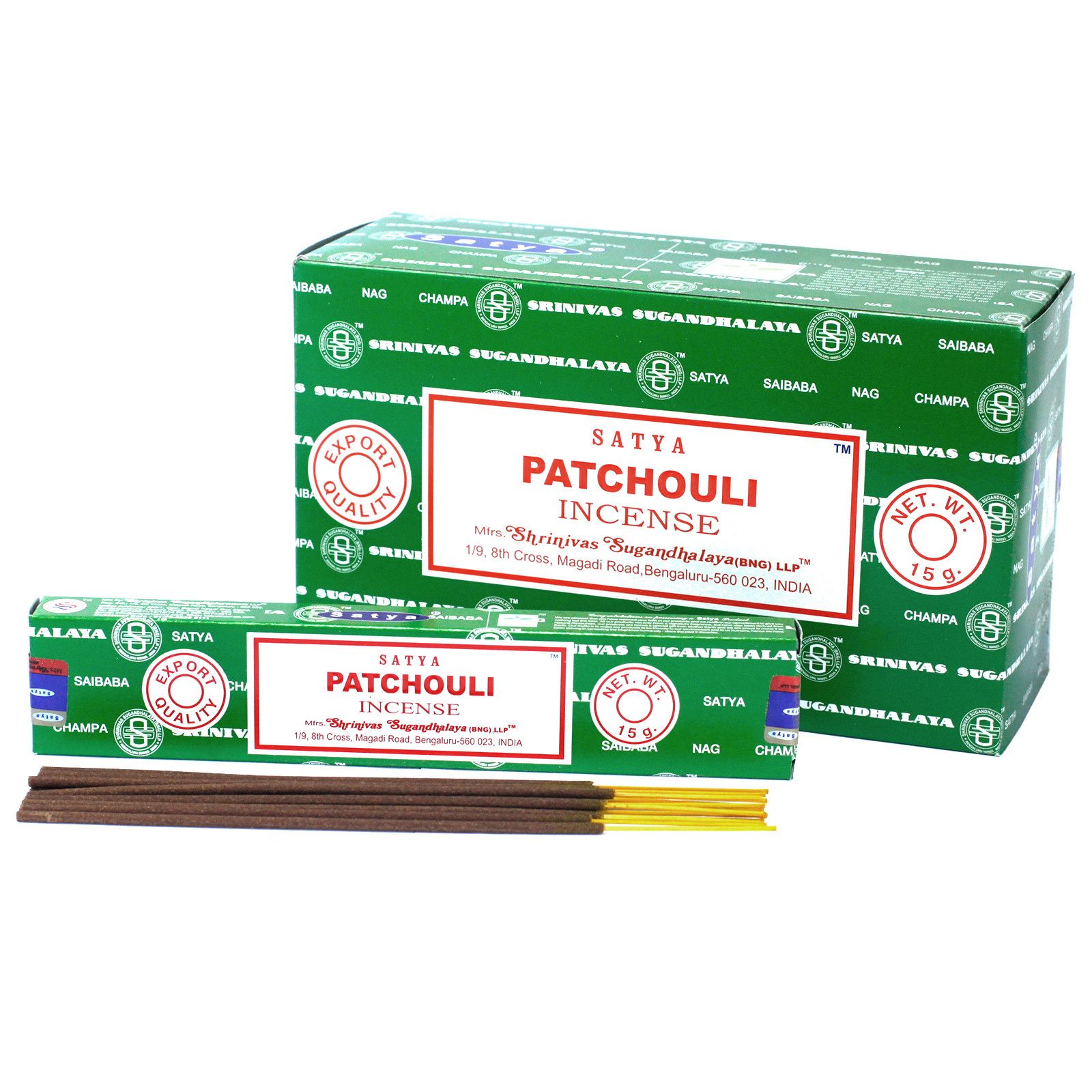 Varillas de Incienso Satya 15gm - Patchouli - Imagen 3