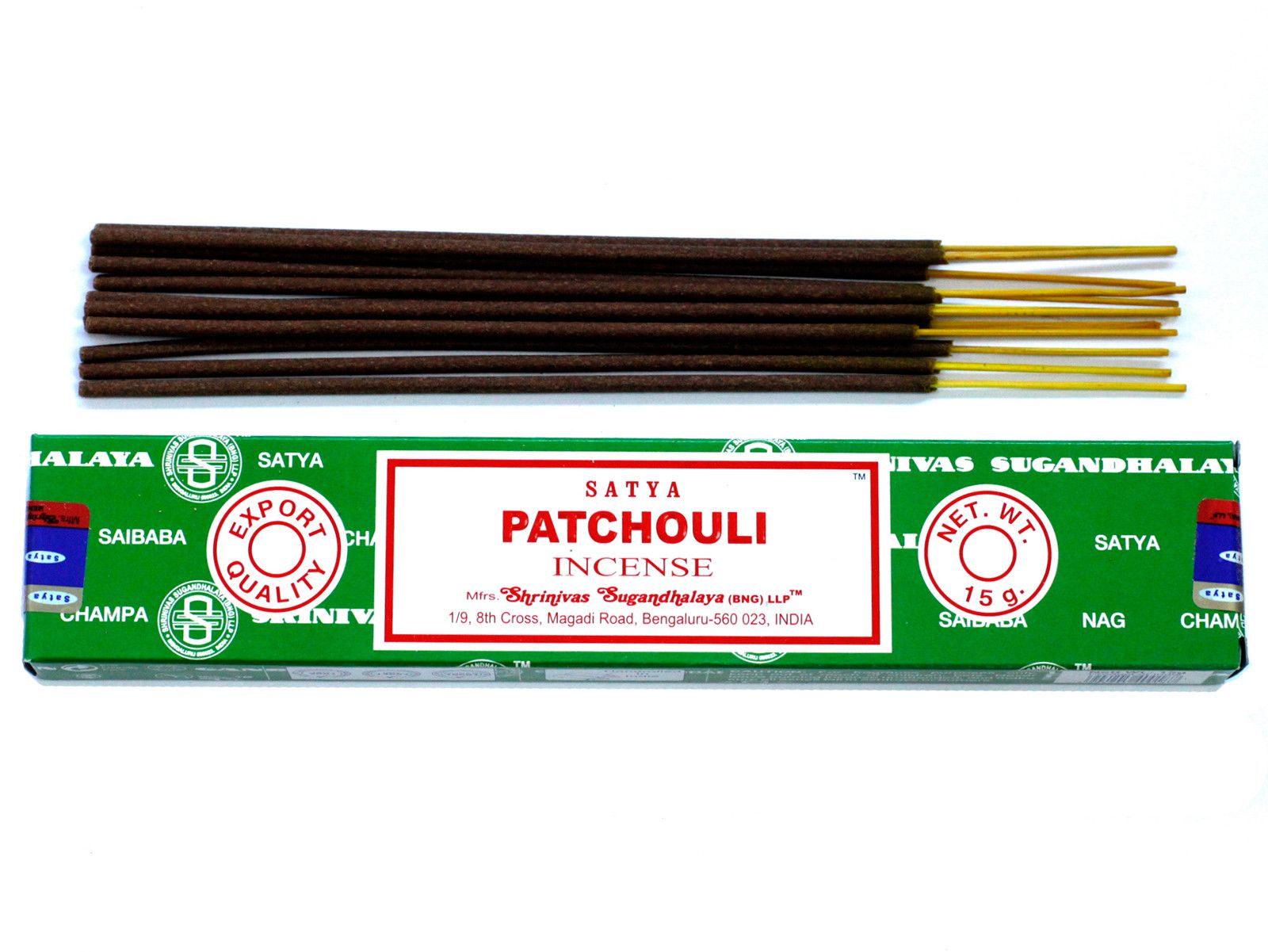 Varillas de Incienso Satya 15gm - Patchouli - Imagen 2