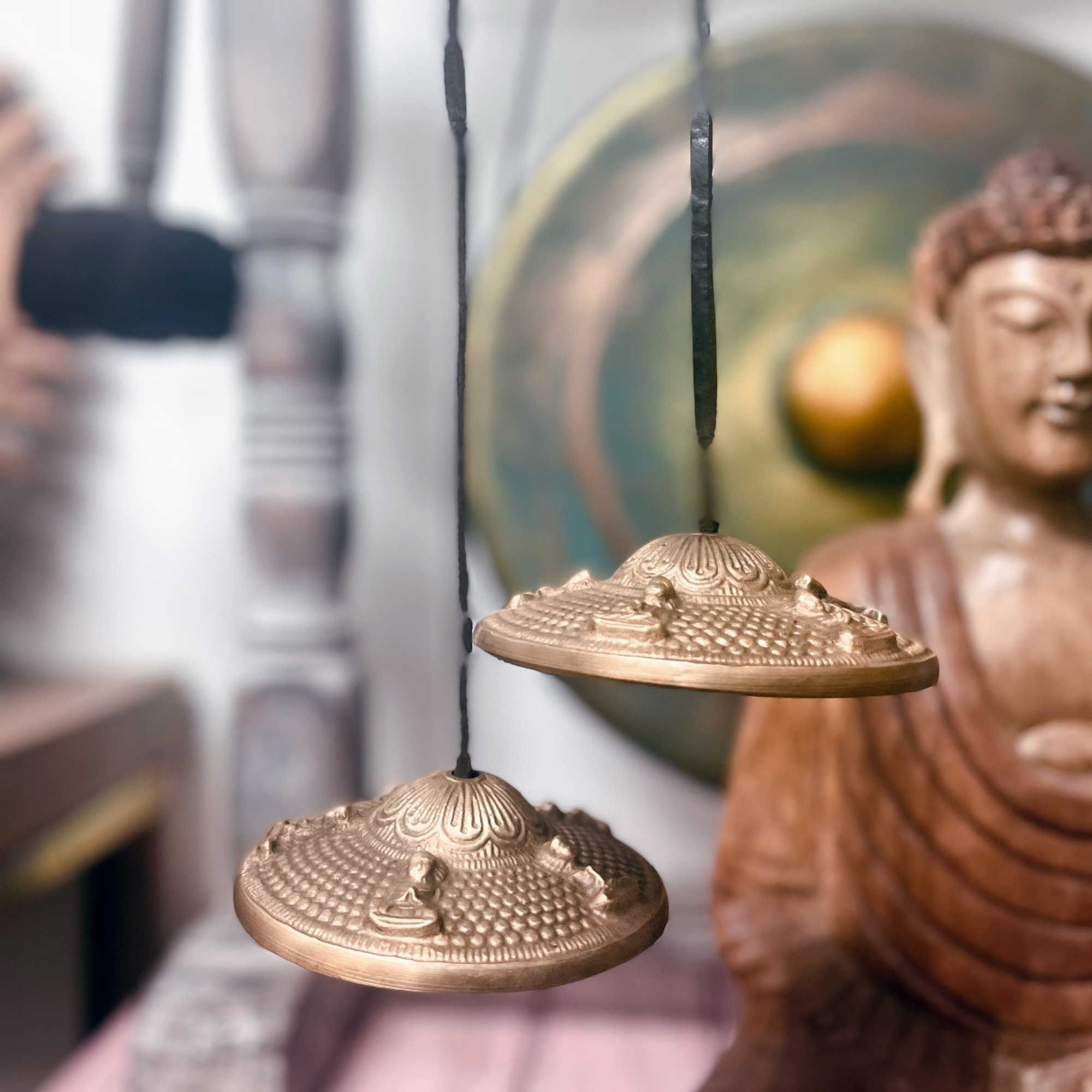 Tingsha tibetano - Siete chakras - aproximadamente 7 cm - Imagen 2