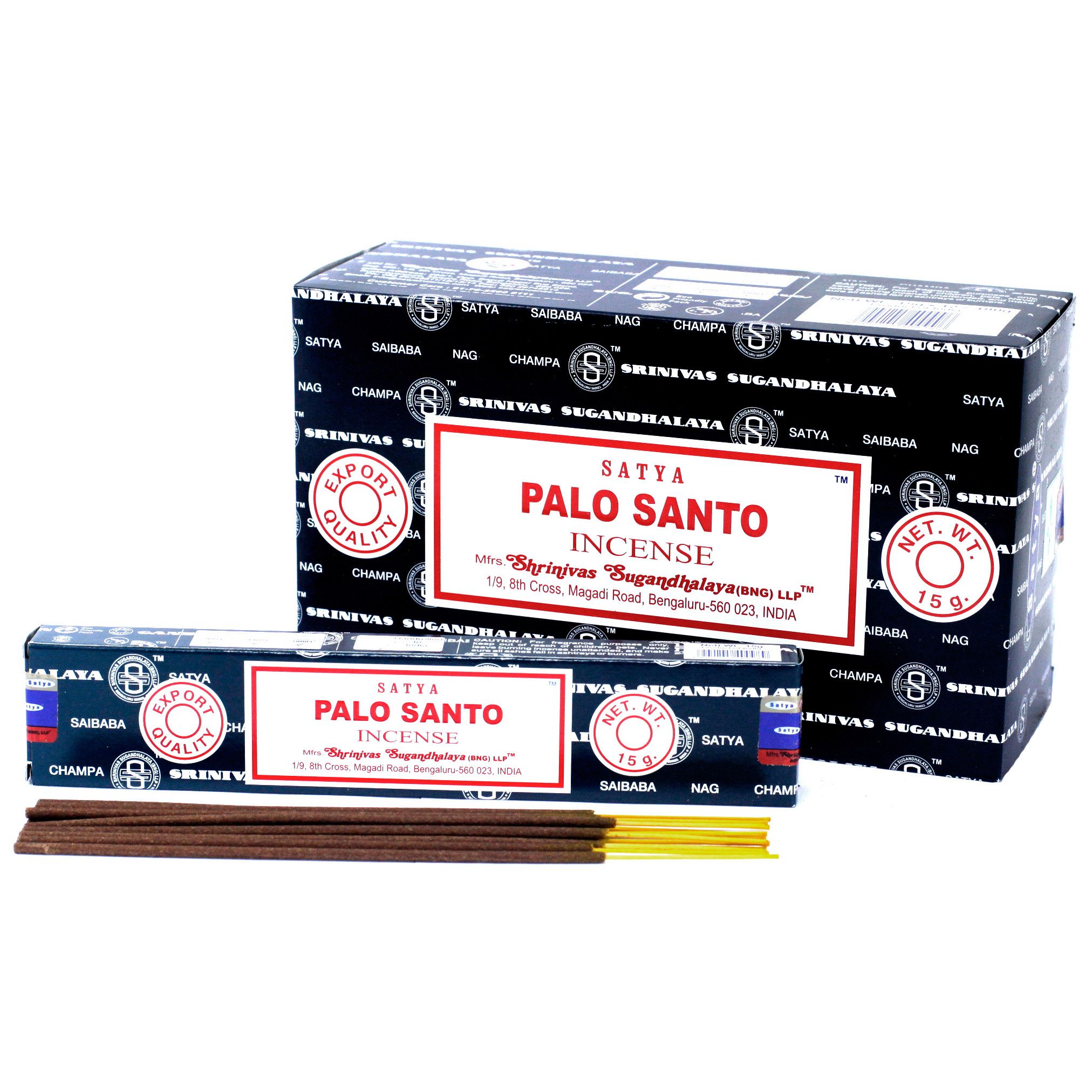 Varillas de Incienso Satya 15gm - Palo Santo - Imagen 2